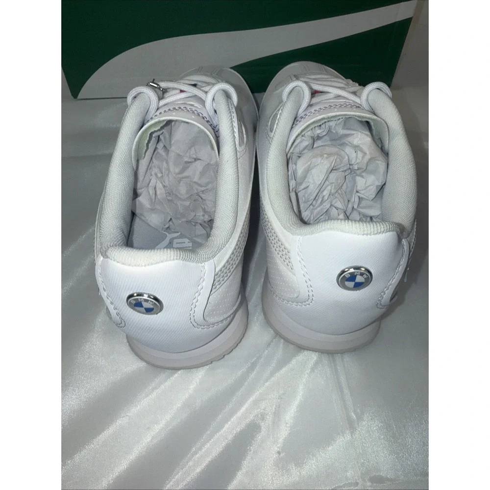 PUMA Bmw M Motorsport X Roma Stradale Lace Up ‎ Mens White Sneakers Casual 7.5